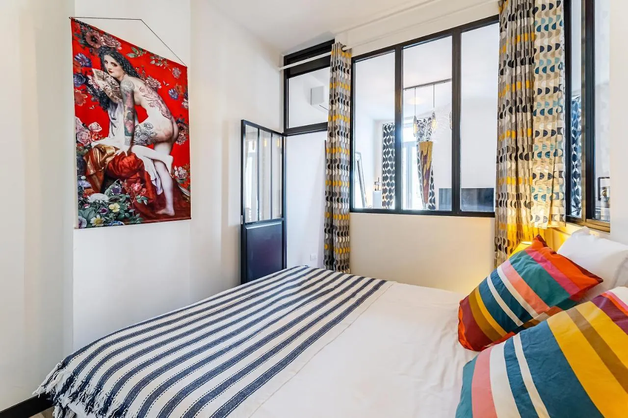 마르세유 T2 Chic, Vue Vieux-Port Et Notre Dame, Atypique, Calme, Clim, 48M2, Acces Autonome Avec Code 아파트